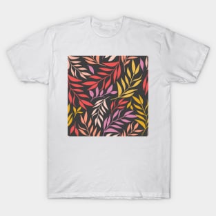 Pretty leaf repeat pattern T-Shirt